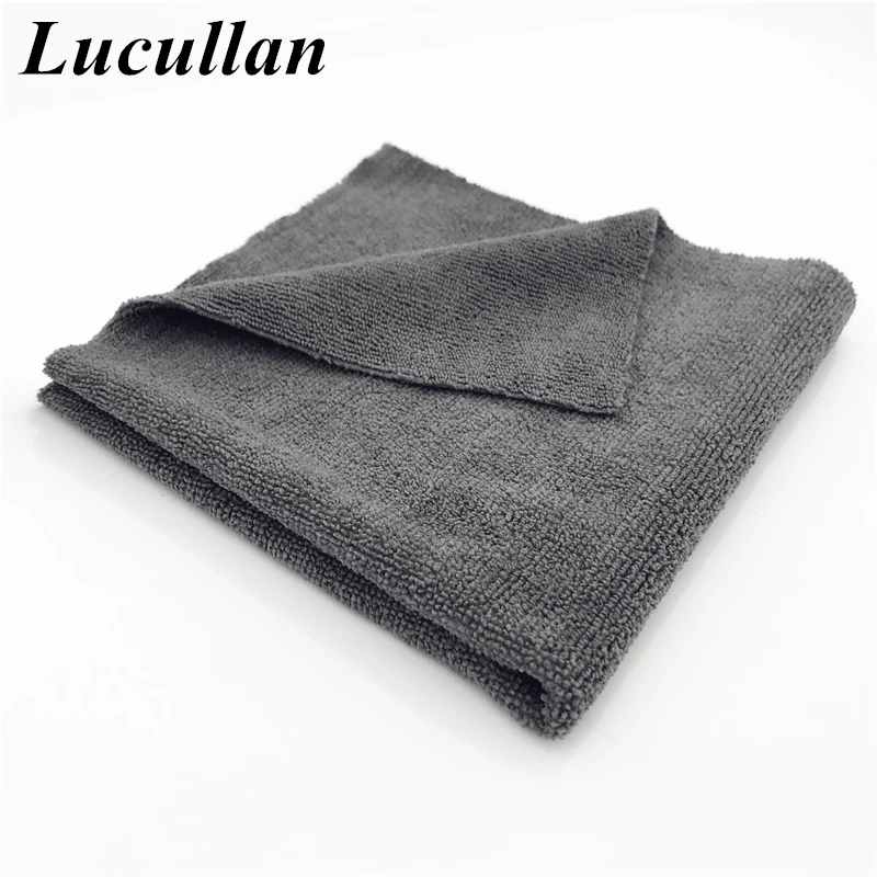 Lucullan Улучшенная прямые обтекаемой формы ткань Не оставляющий царапин для покрытия, покрытия воском, 40X40 см 300GSM полотенца из микрофибры