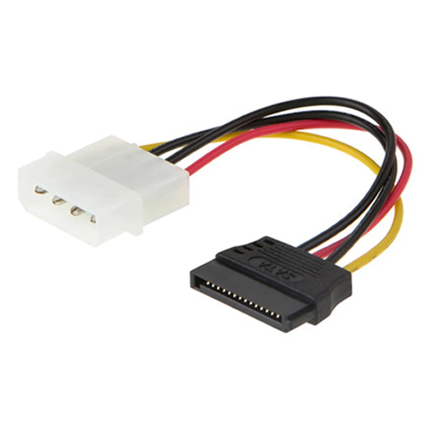Molex SATA адаптер питания свинец 4 Pin IDE Штекерный к 15 HDD последовательный ATA конвертер|