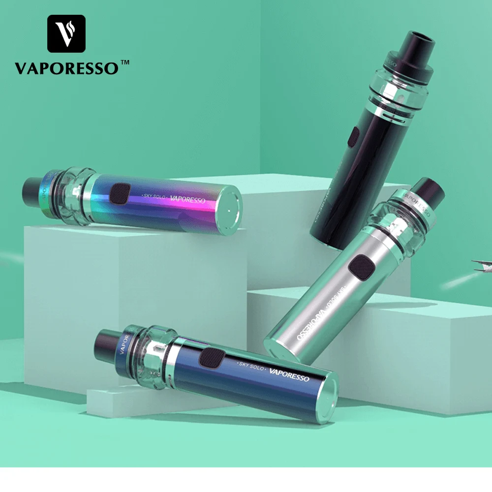Оригинальный Vaporesso Sky Solo Plus 8 мл стартовый набор 3000 мАч/Sky vape pen Kit 3 5 1400 мАч с сеткой GT