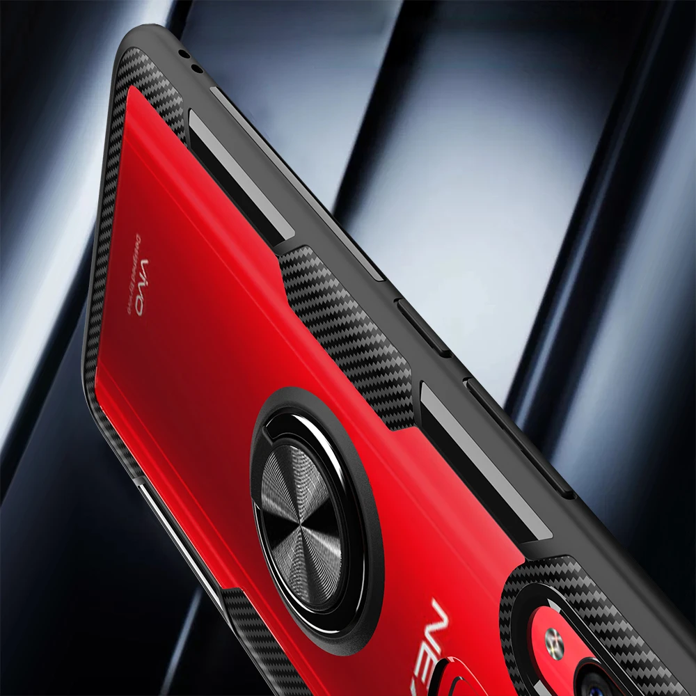 ДЛЯ Vivo NEX S A чехол магнитный автомобильный держатель Funda для Vivo IQOO V9 Y85 X27 Pro полный защитный чехол на заднюю панель телефона палец кольцо Крышка