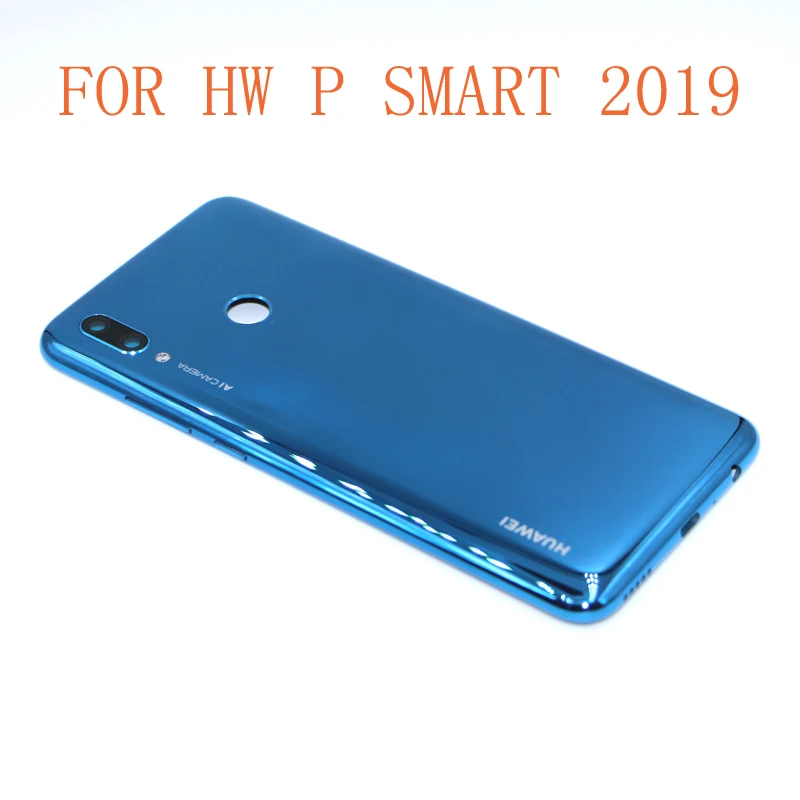 P Smart 2019 задняя крышка батарейного отсека корпус со средней рамкой для Huawei POT-LX3