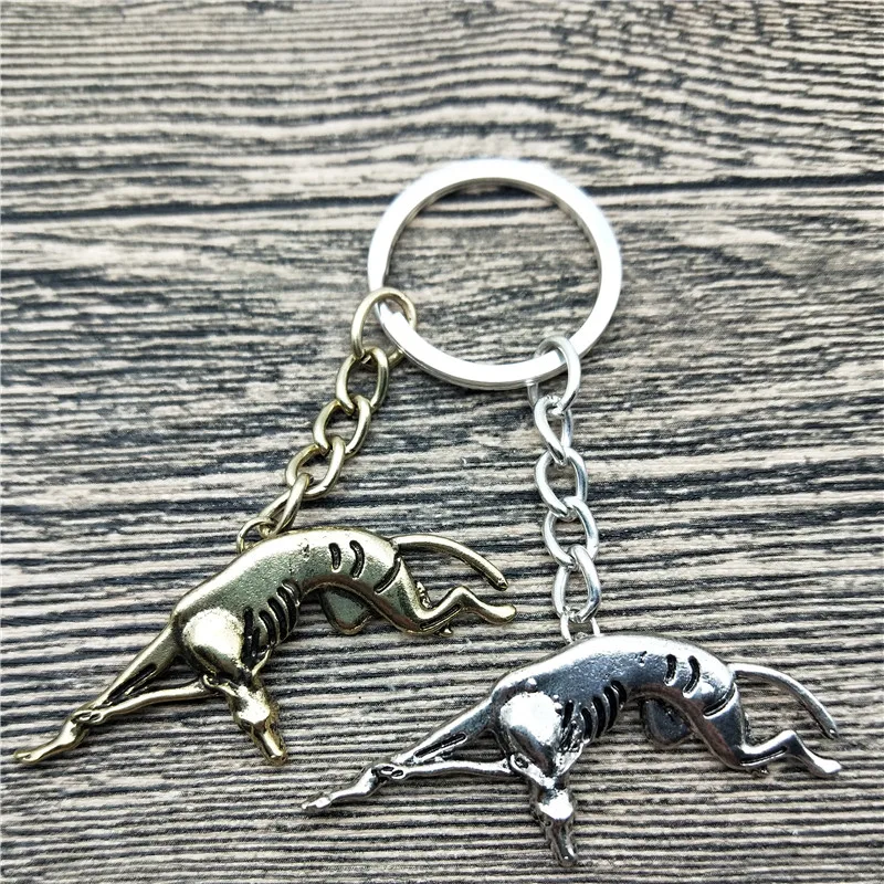 Новинка итальянский брелок для ключей Greyhound Модная бижутерия домашних питомцев