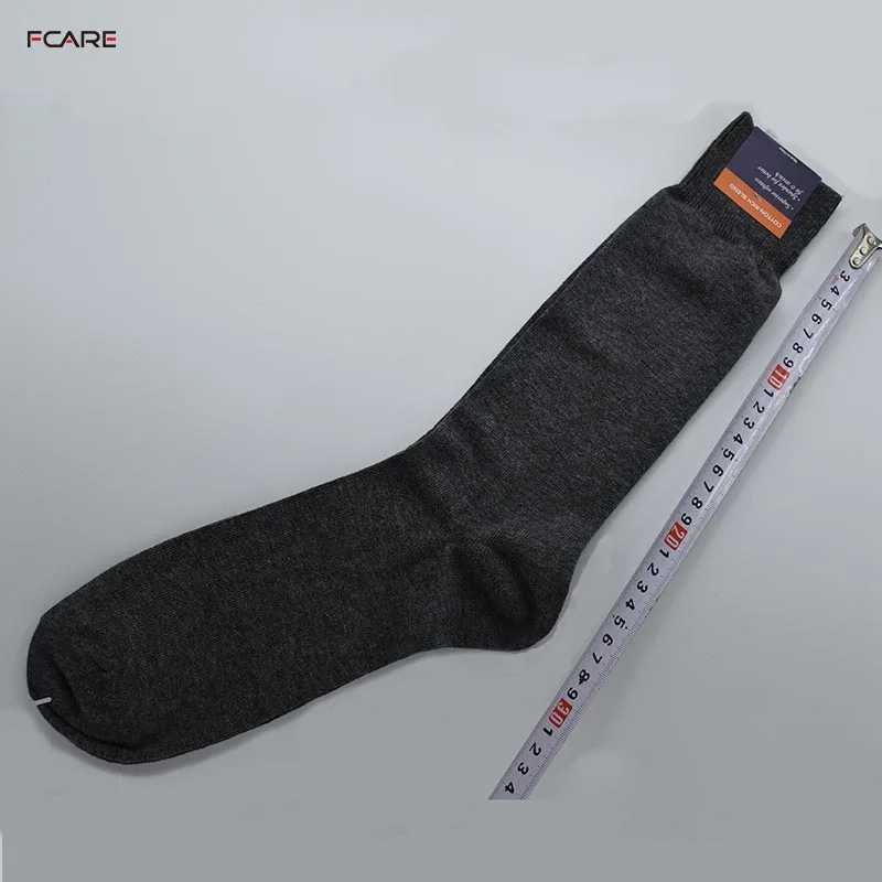 Fcare 5 пар = 10 шт длинные ноги черные синие серые полосы 44 45 46 47 хлопок мужские носки