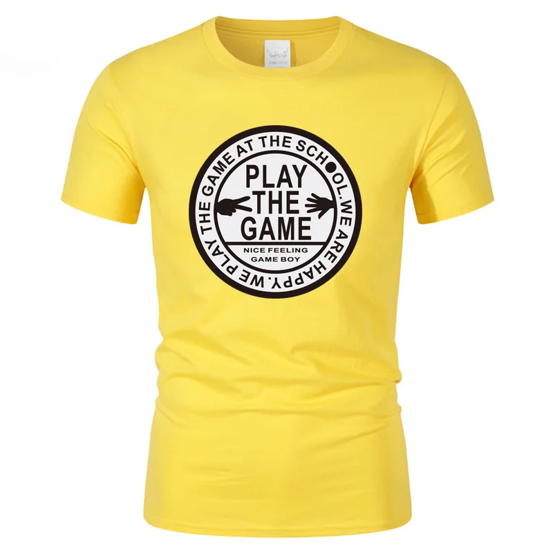 2019 модная футболка из чистого хлопка с круглым вырезом простая Мужская унисекс