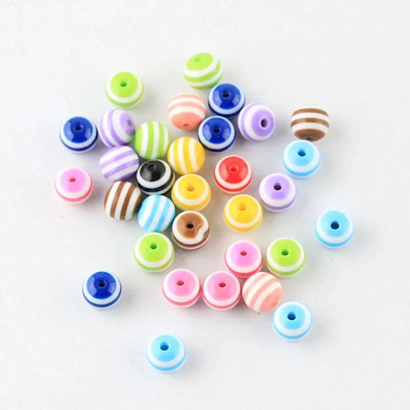 5 100 шт. бусины в полоску для изготовления ювелирных изделий|Бусины| |