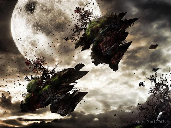 Новый поделки алмазов картина крест stitchs пейзажа планета кристалл площадь дрель