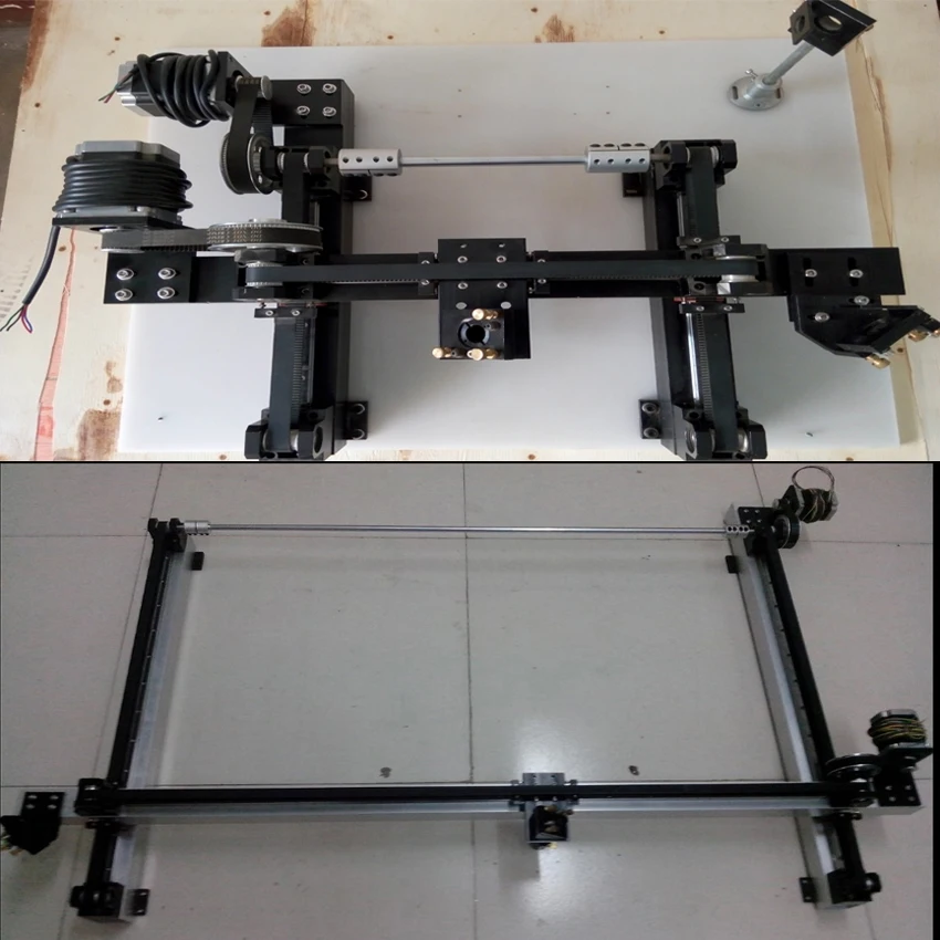 DIY torno mecanico co2 станок для лазерной гравировки и резки станок с ЧПУ весь набор запасных частей с головкой и зеркальными креплениями