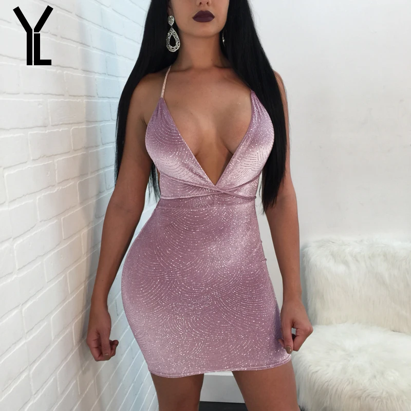 Fashion Women Dress Sleeveless New Style Sexy Robe Femme V Neck Vestido De Festa Nightclub Party Dresses | Женская одежда