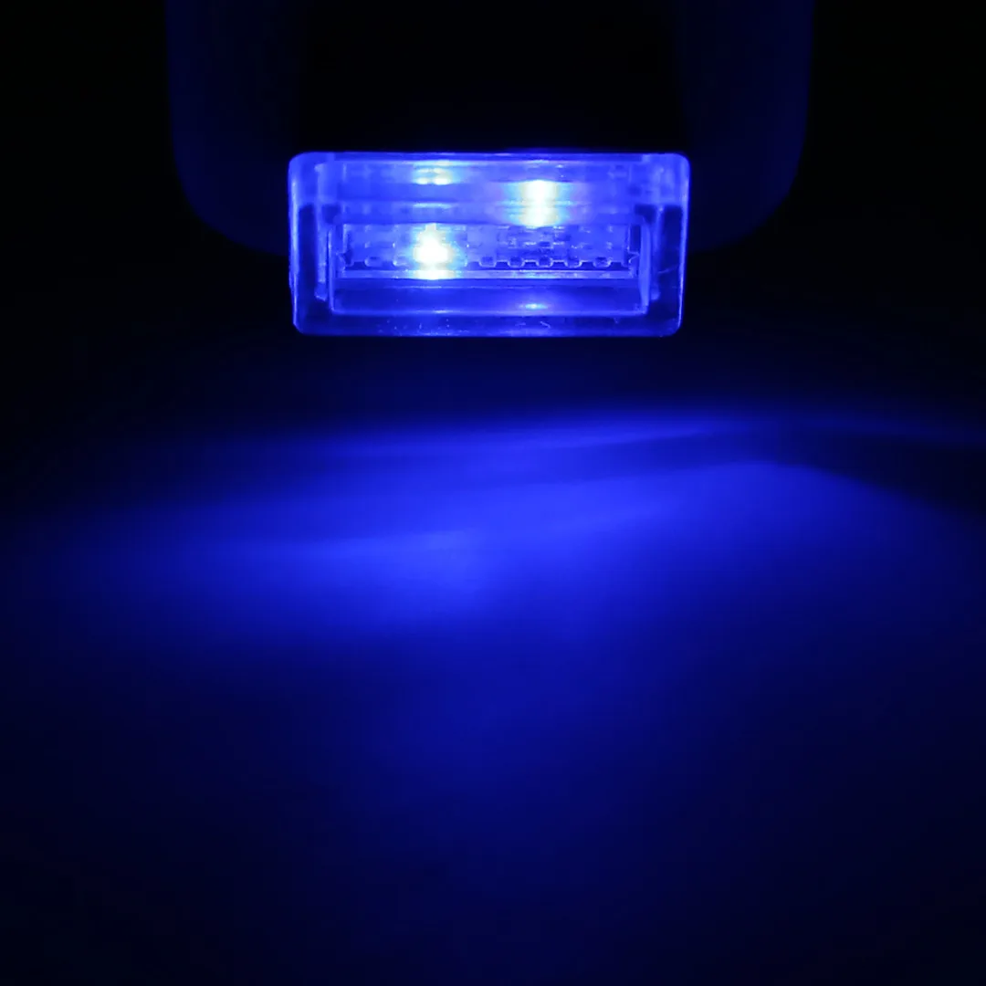 1 шт. мини USB светодиодный светильник для салона автомобиля неоновая атмосферная лампа красный фиолетовый белый синий цвет