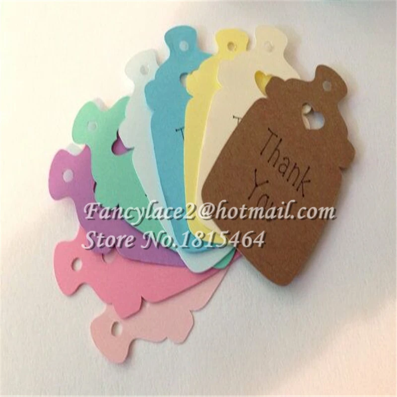 60 шт. украшение для детского душа открытка с пожеланиями дерева висячие