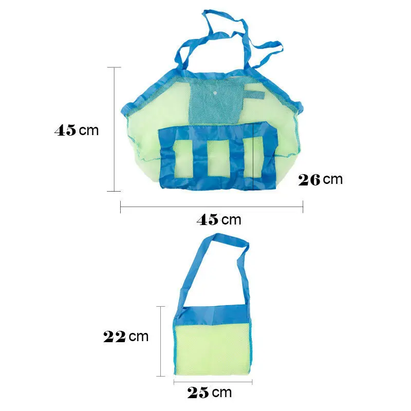 Детская пляжная Сетчатая Сумка для хранения игрушек большая сумка портативная