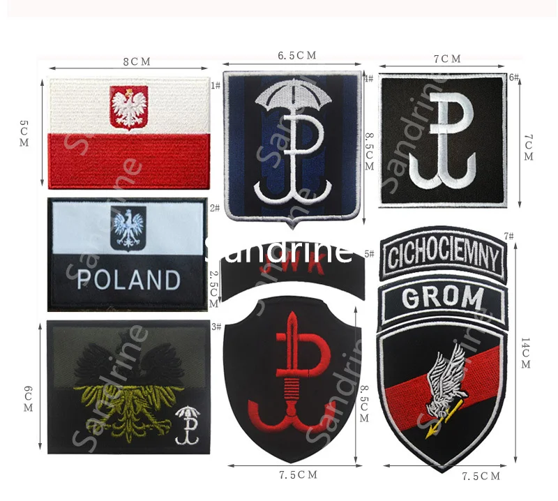 Rainbow Six R6 Poland gromemerey тактический для поддержания боевого духа нашивки значки Боевая аппликация эмблем для одежды