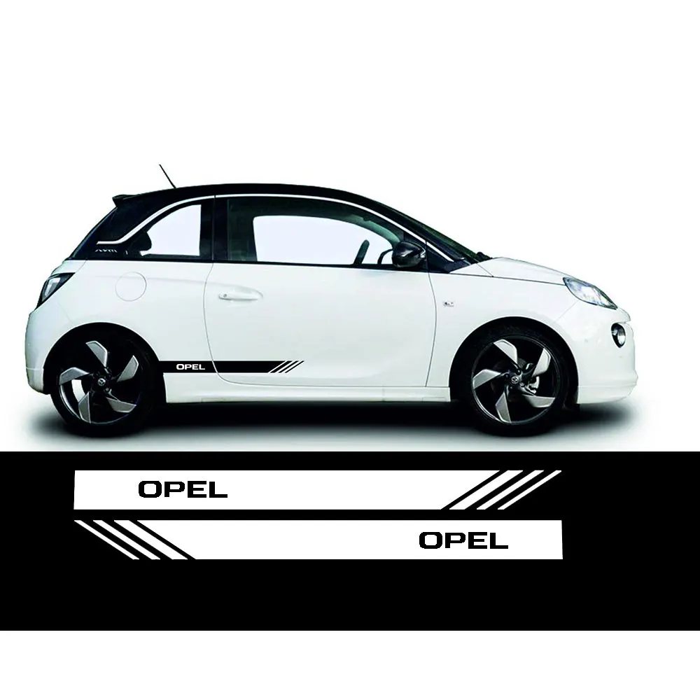 2 шт. для vauxhall opel виниловые боковые полосы пара slam наклейки графические T