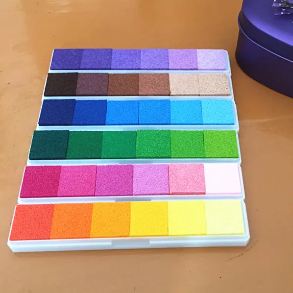 6 цветов/комплект с длинными подушечка Craft на масляной основе Diy пусковая площадка