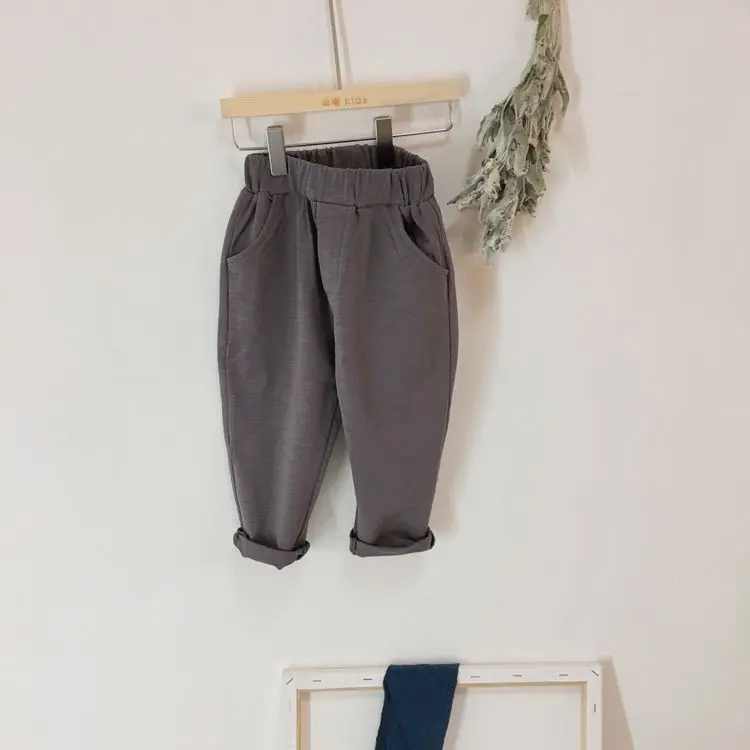 Осень 2018 Детские повседневные корейские детские брюки для маленьких девочек и