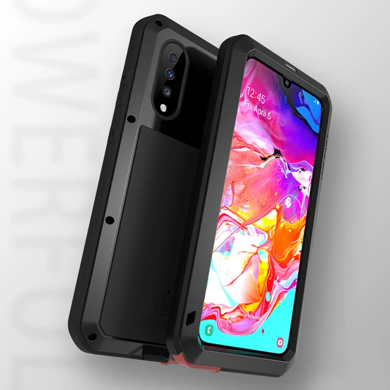 Роскошный ударопрочный защитный чехол для Samsung Galaxy A70 360 полностью Защитный