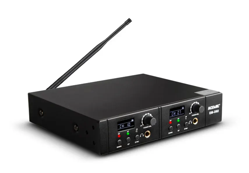 Новый выпуск Эргономическая двухканальная Беспроводная система ушного монитора