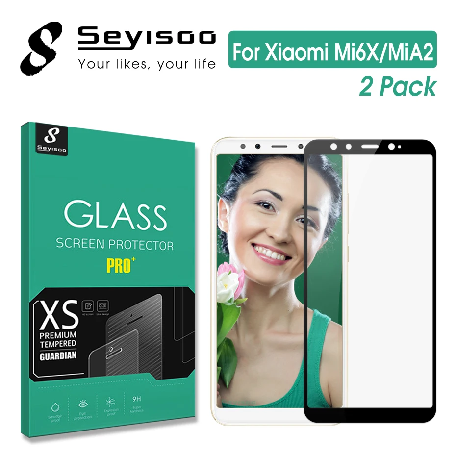 [2 Упак.] 100% Оригинальная защитная пленка из закаленного стекла Seyisoo 2.5D 0 3 мм 9H для
