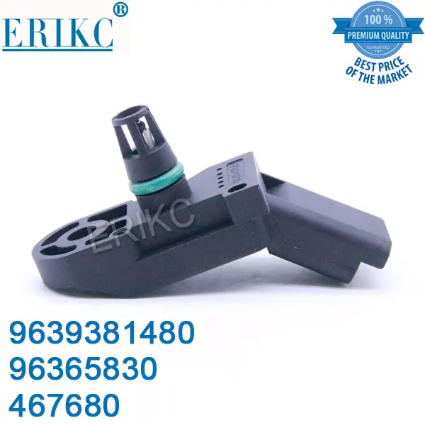 Датчик давления воздуха ERIKC 96365830 1BAR Boost датчик карты 9639381480 467680 для Peugeot Citroen Fiat 1920AJ |