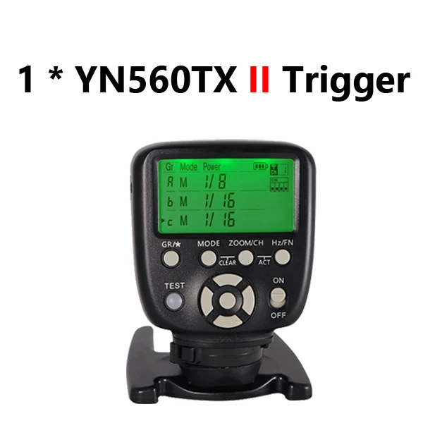 YONGNUO YN560 III YN560III YN-560III YN560-III Вспышка Speedlite Speedlight x3+ YN-560TX YN560TX контроллер вспышки для Canon Nikon - Цвет: Only YN560TX II