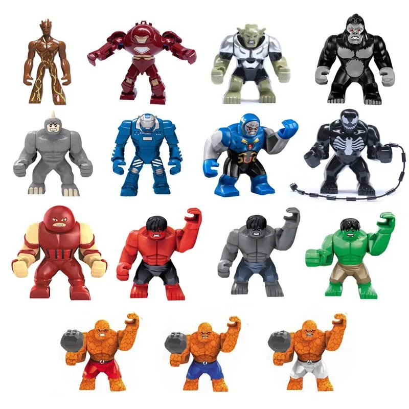 1 шт. супер герой фигура стиль строительные блоки совместимы с фирменными