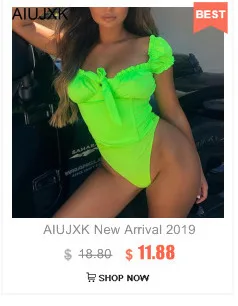 AIUJXK ночной клуб сексуальный неоновый зеленый Боди для женщин Новое поступление летний розовый топ для тела женские тела Клубная одежда облегающий костюм с вырезом на спине