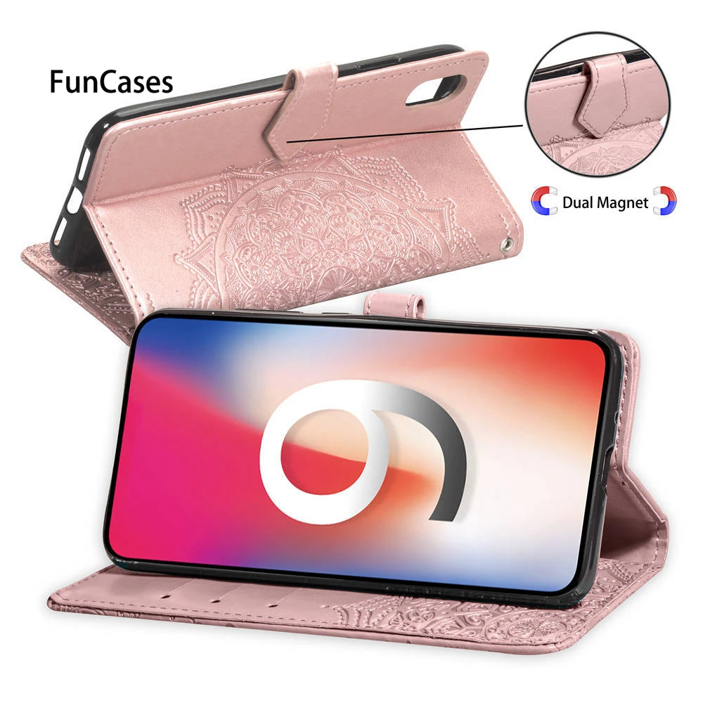 Роскошный кожаный флип чехол для IPhone 6 S 7 8 Plus Iphone X XS Max XR чехол-кошелек 6s с