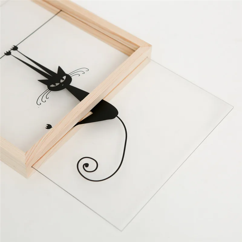 INS Wood Frame with Transparent Replaceable Core Painting Hanging for Living Room Wall Decorative Home Craft decoration | Дом и сад