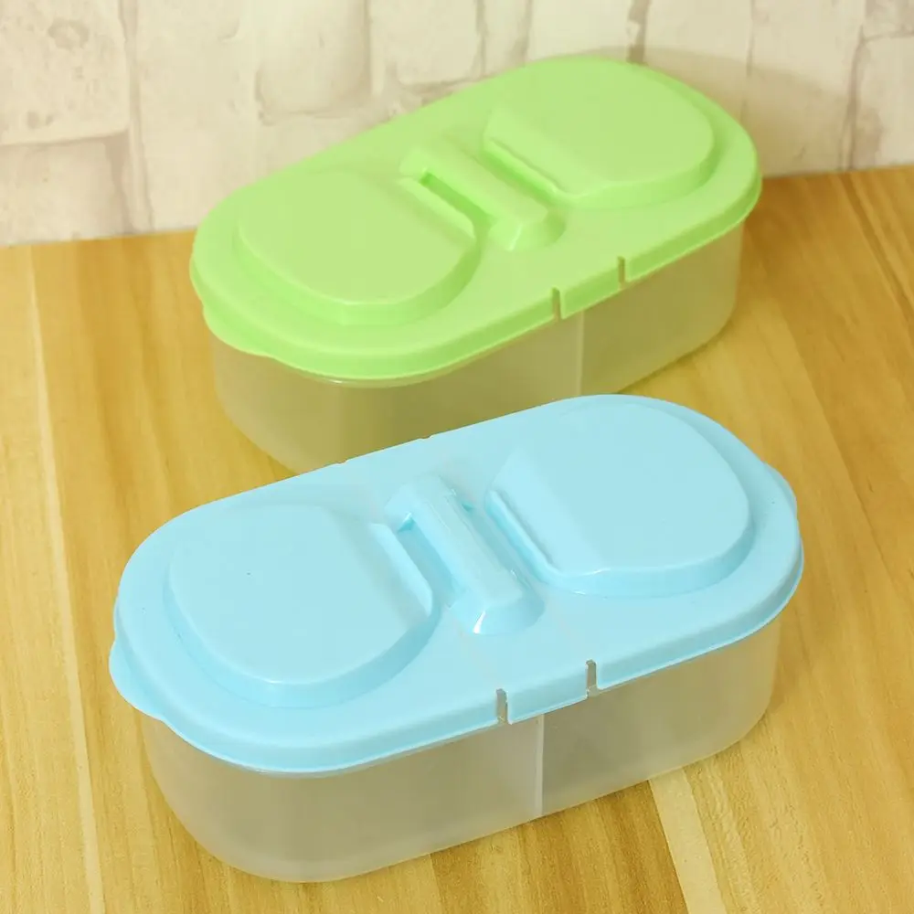 Двойной ящик для хранения хранение свежих фруктовых закусок Кухня контейнер