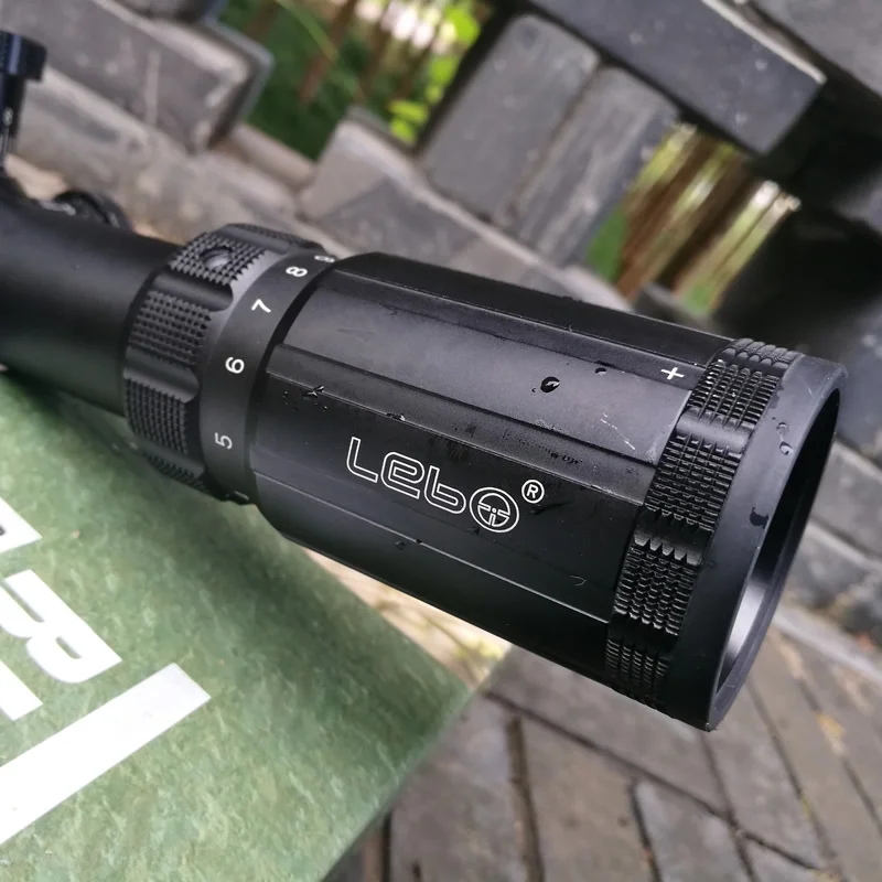 LEBO 4-14X44 FFP секретные места передний прицел Высокая сейсмическая винтовка прицел свободные крепления боковая паралакс ударопрочный