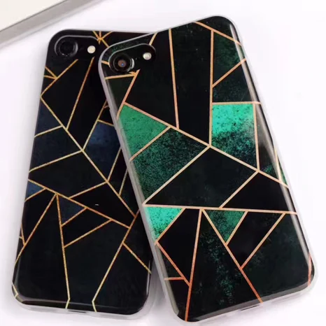 Новая мода Геометрия Треугольники чехол для iphone7 7 Plus 6 S задняя крышка Фламинго