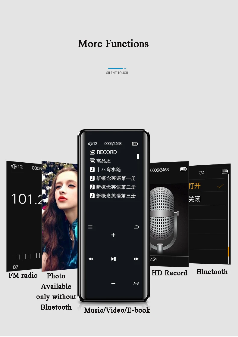 Vandlion X5 lossless MP4 музыкальный плеер HIFI спортивный Walkman FM радио Электронная книга секундомер видео встроенный динамик MP 3 4 аудио рекордер