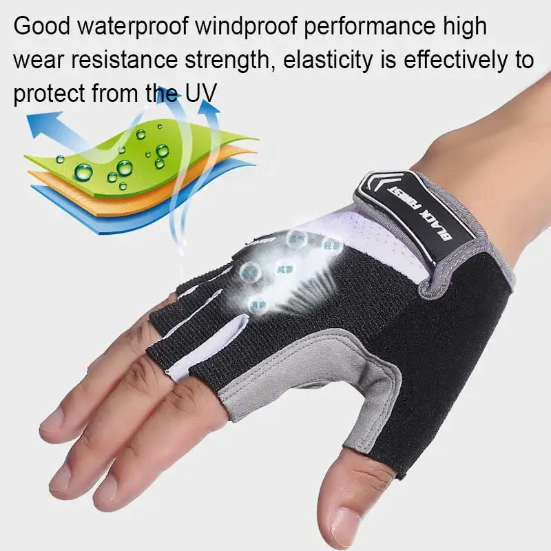 Перчатки для велоспорта противоскользящие мужские и женские перчатки с