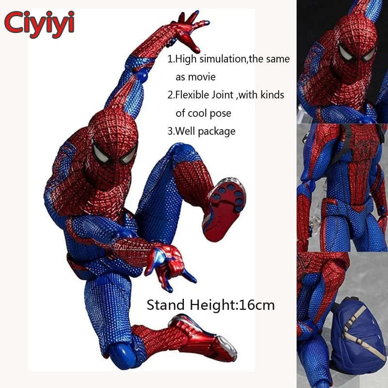 Экшн игрушка Marvel В Стиле Человека паука для Homecoming ПВХ высокое качество коллекция