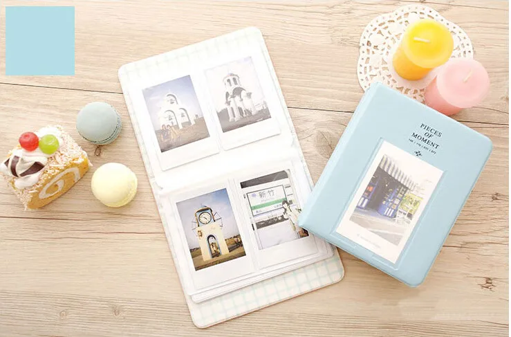64 карманами белая пленка для Fuji Instax Мини Плёнки Instax Mini 9 камеры одноступенного процесса 8 7s 70 25 50s 90 визитная карточка моменты Фотобумага книга альбом подарок