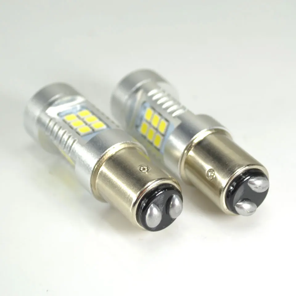 Krator 2 шт. 12 в 24 21SMD 2835 Светодиодный S25 1157 BAY15D BAY 15D P21/5 Вт светодиодный автомобильный