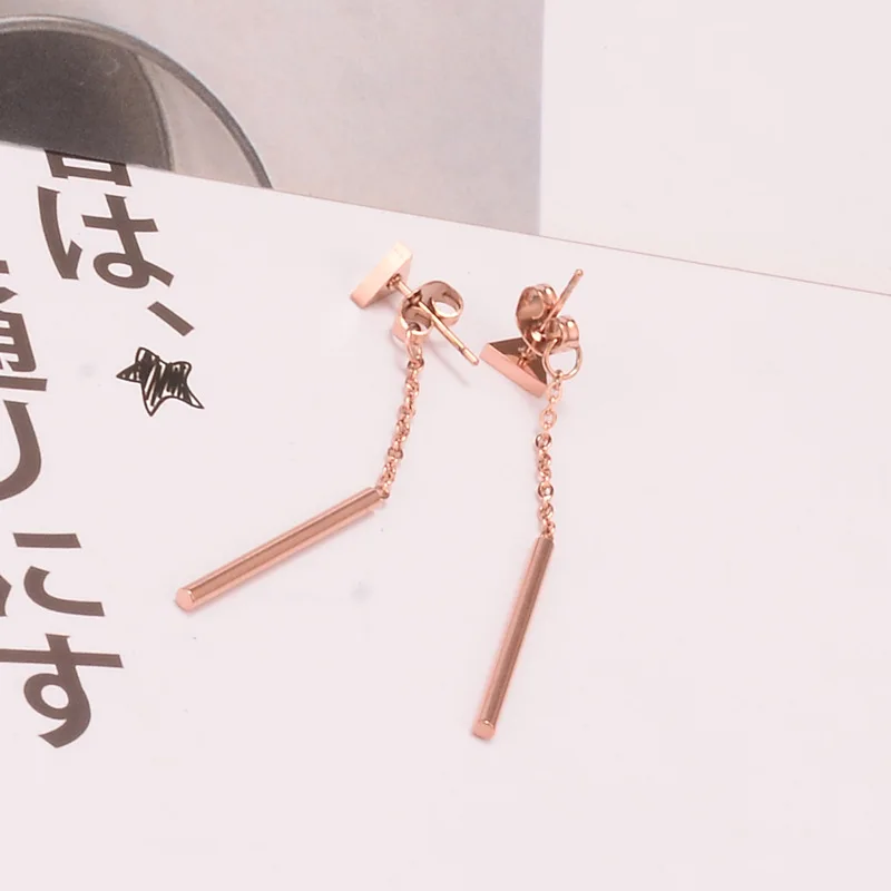 Женские винтажные серьги boucles d oreille femme розовый треугольник золотого цвета