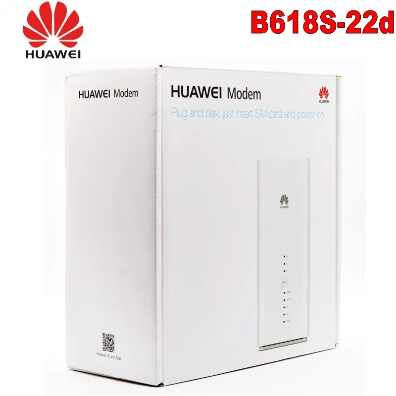 Разблокированный беспроводной маршрутизатор Huawei B618s 22d Cat11 4G LTE Band 1/3/7/8/20/38