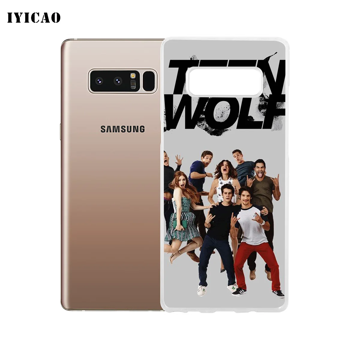 Мягкий силиконовый чехол для телефона IYICAO Teen Wolf TV play Samsung A5 A6 Plus A7 A8 A9 J3 J5 J7 Note 8 9 TPU |