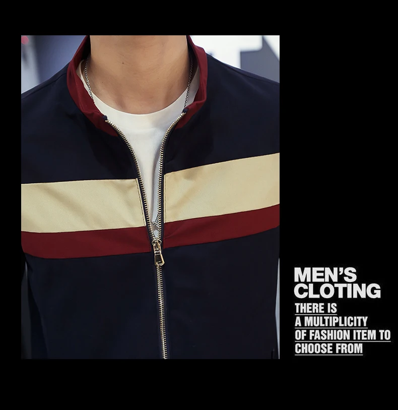 2018 Для мужчин весна лоскутные куртки и пальто в полоску Jaqueta Masculina мужской