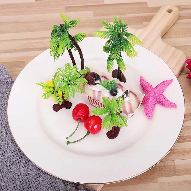 2 шт./лот кокосовое дерево торт Топпер украшения инструменты для торта при Дени