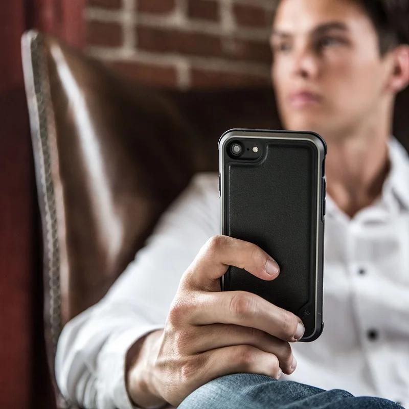 X-Doria Defense Lux чехол для телефона для iPhone 7 8 Plus, военный класс, защита от падения, алюминиевый чехол для iPhone 7 8 Plus, чехол