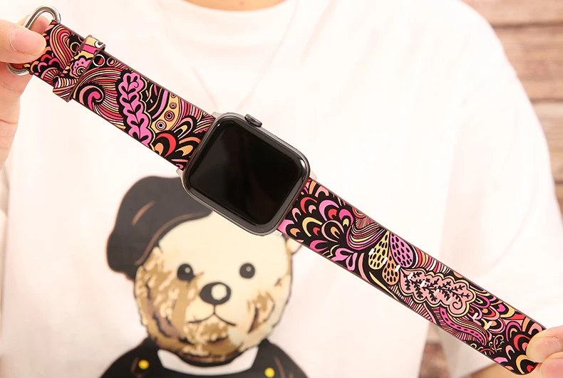 Ремешок для apple watch 42 мм 38 мм 44 мм 40 мм кожаный ремешок pulseira аксессуары для apple watch браслет correa iwatch 4 3 2 1
