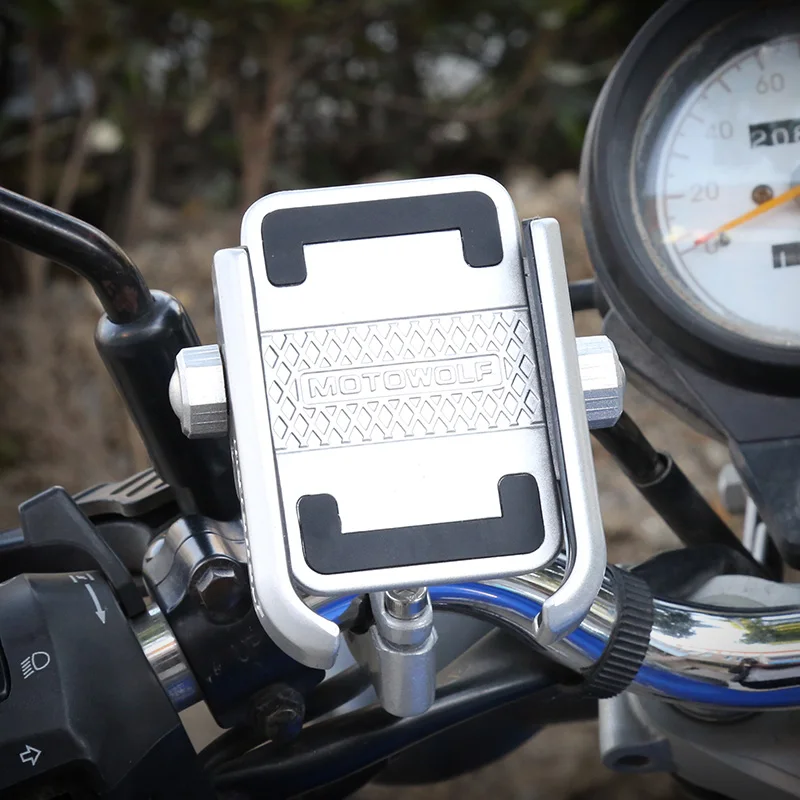 Универсальный держатель для телефона из алюминиевого сплава мотоцикла на руль