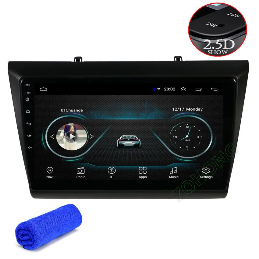 CAR GPS 2.5D 10,2 дюймов Android 9,0 Автомобильный мультимедийный dvd-плеер для Lifan Marvell Myway Автомобильный gps Авторадио Навигатор Автомобильный Радио BT wifi карта - Цвет: CAR GPS