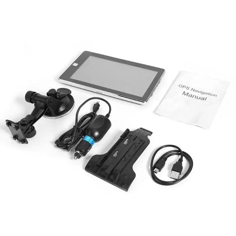 128M 8GB Портативный 7 дюймов HD Автомобильный gps навигатор FM Bluetooth AVIN Navitel последняя карта Sat nav грузовик gps навигаторы автомобильные