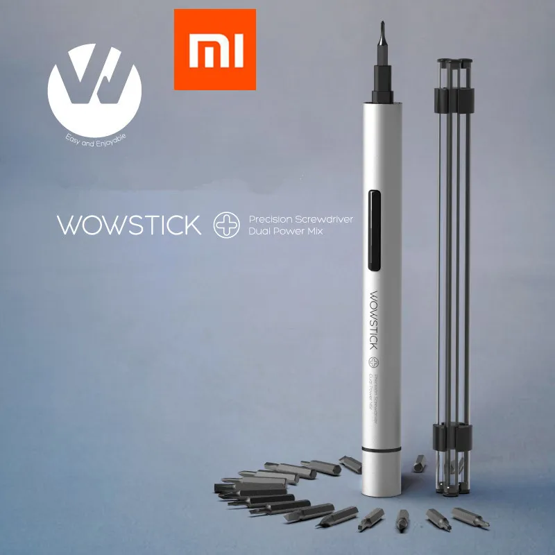 Оригинальный электрический шуруповерт XIAOMI Mijia Wowstick 1P + 19 в 1 Беспроводная мощность