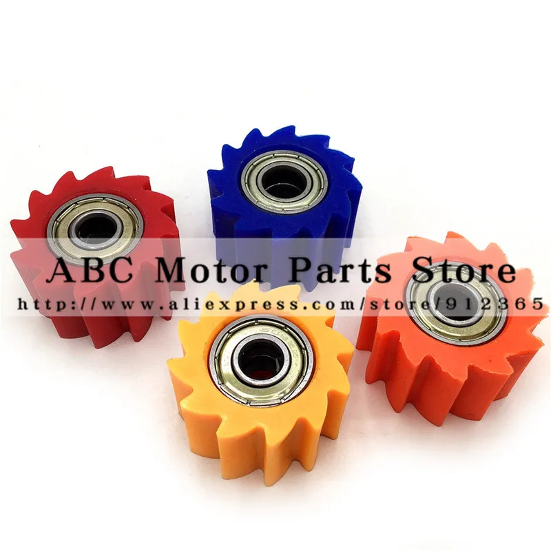 

8 мм, 10 мм, звеньевой натяжной механизм цепи, направляющая колеса для мини-велосипеда, мотоцикла, квадроцикла, высокое качество M8 M10