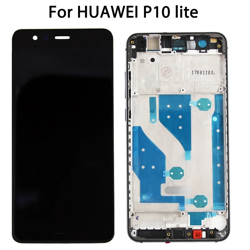100% Топ AAA без битых пикселей для HUAWEI P10 Lite 5 2 дюйма оригинальный ЖК экран ecran с