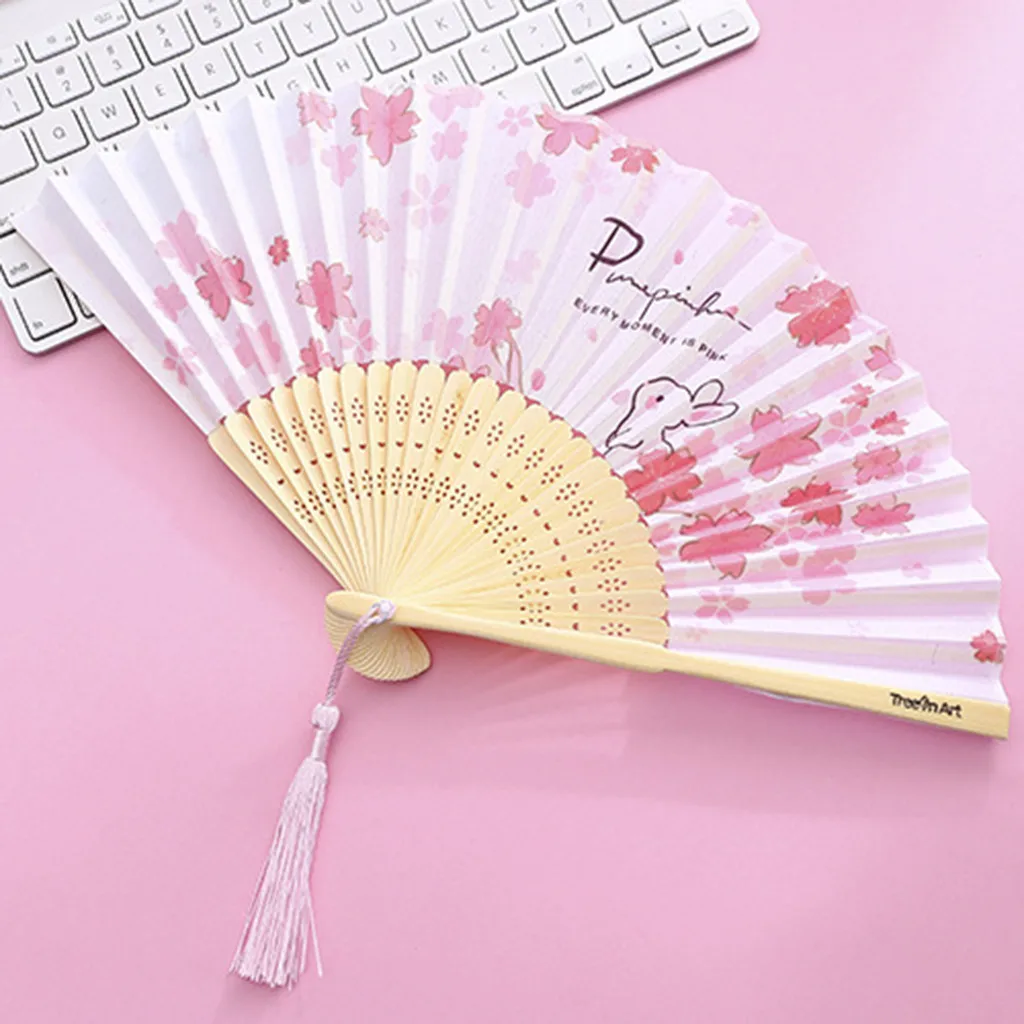 4 шт. китайский ручной вентилятор бамбуковые персонализированные ручные
